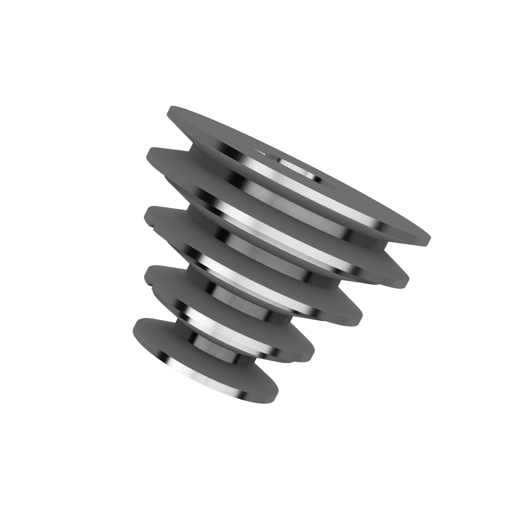 SLS-Keilriemenscheibe aus Aluminium