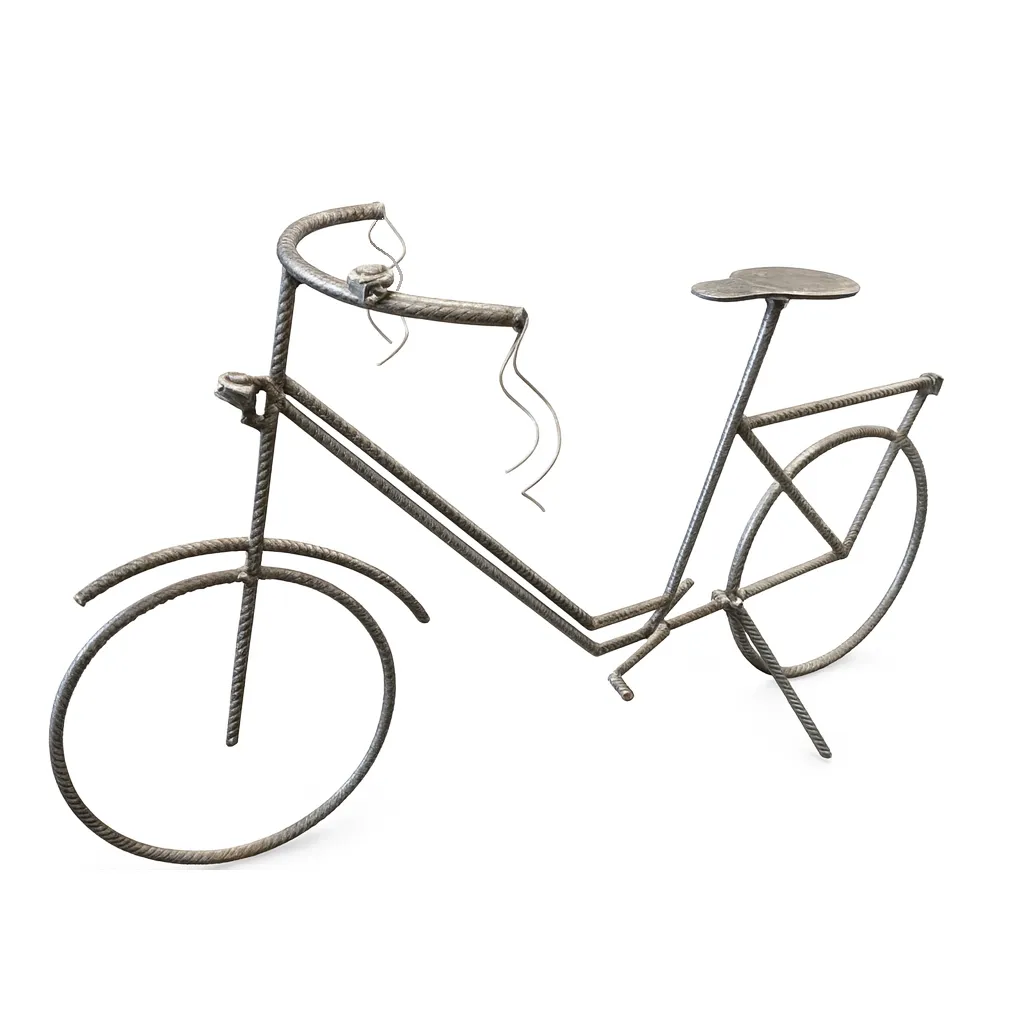 Fahrradkonstruktion aus Rohstahl